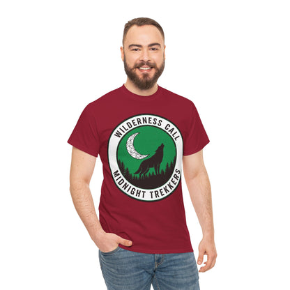 Wilderness Call: Midnight Trekkers Wolf Moon Tee