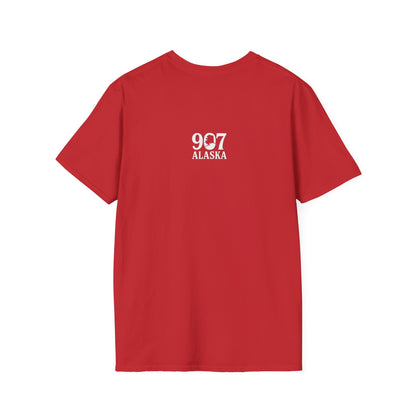 Cozy Cabin T-Shirt, Illustrative T-Shirt, Vintage Alaska Tee, Great Outdoors Wear, Unique Gift for Nature Lovers