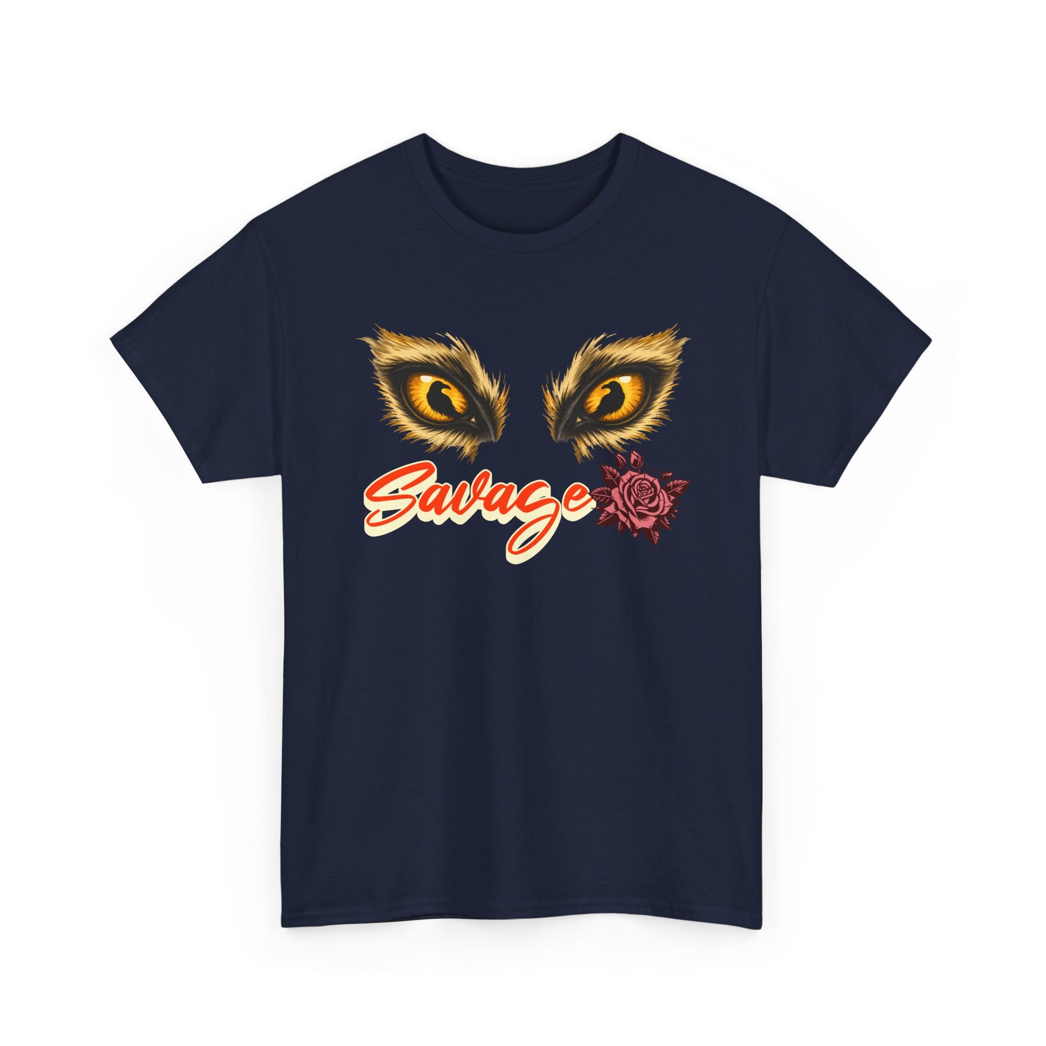 Savage Wolf Eyes — Raven Soul T-shirt