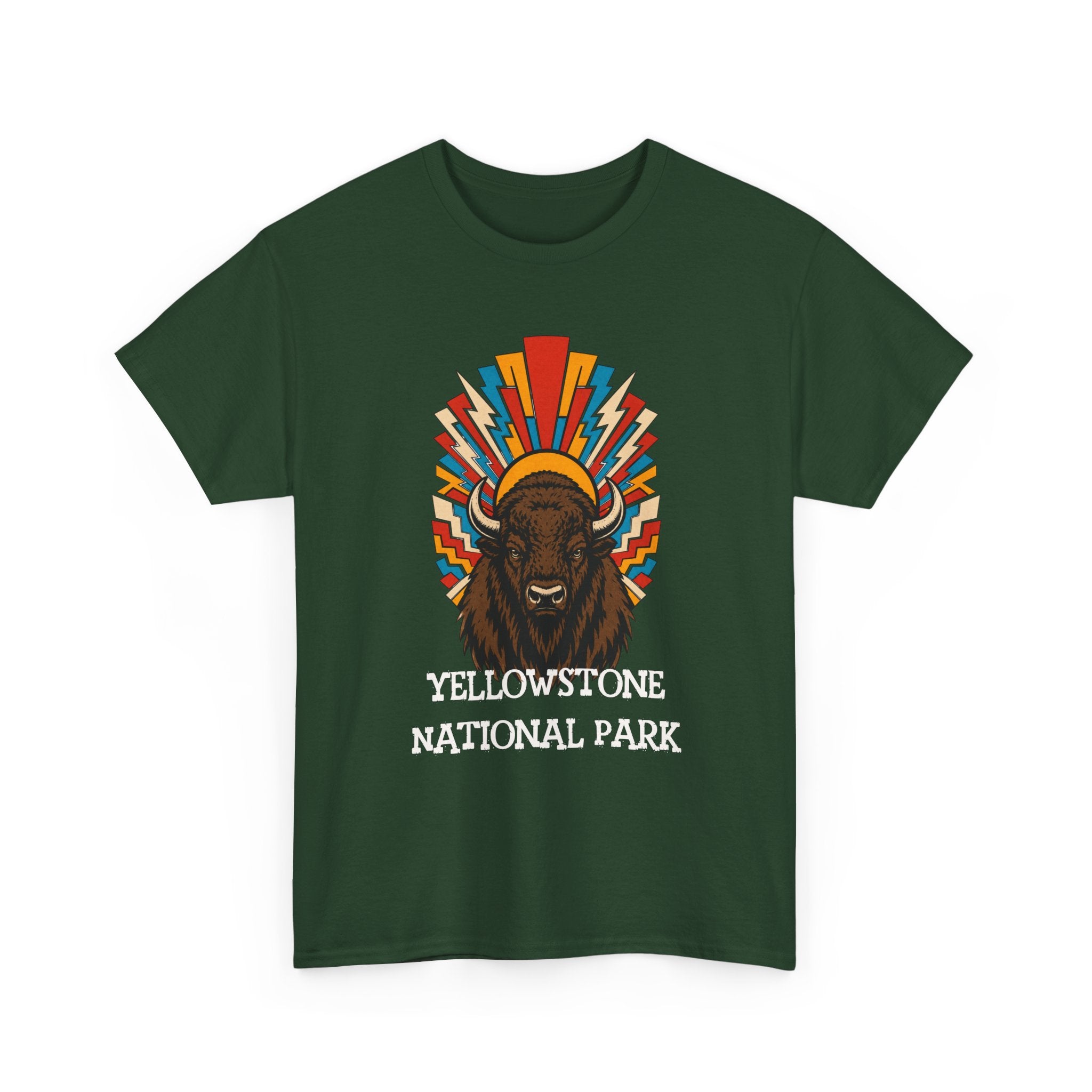 Yellowstone — Bison Sunburst T-Shirt
