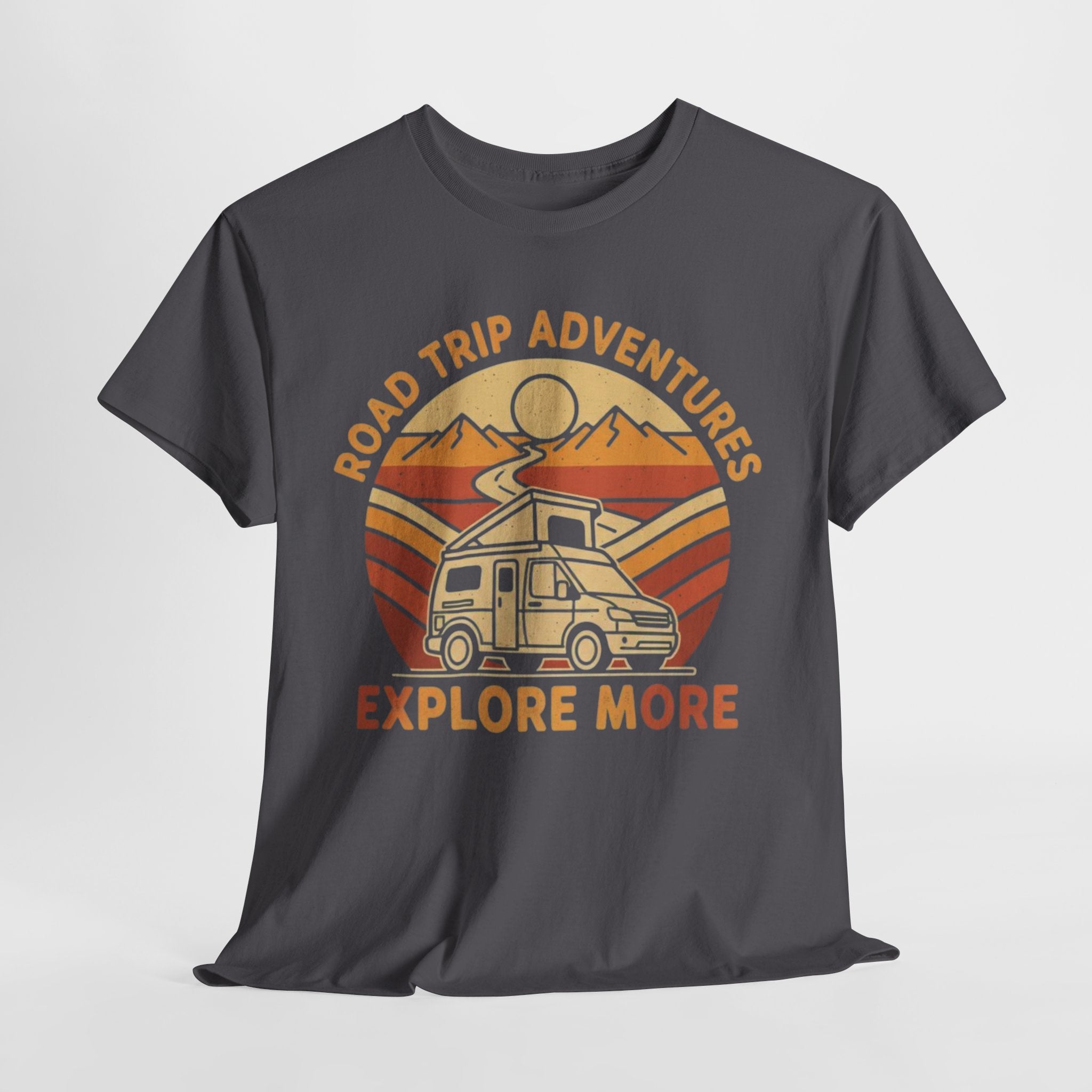 Road Trip Adventures – Explore More Retro Camper Tee