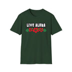 Live Aloha Hibiscus Flower Tee