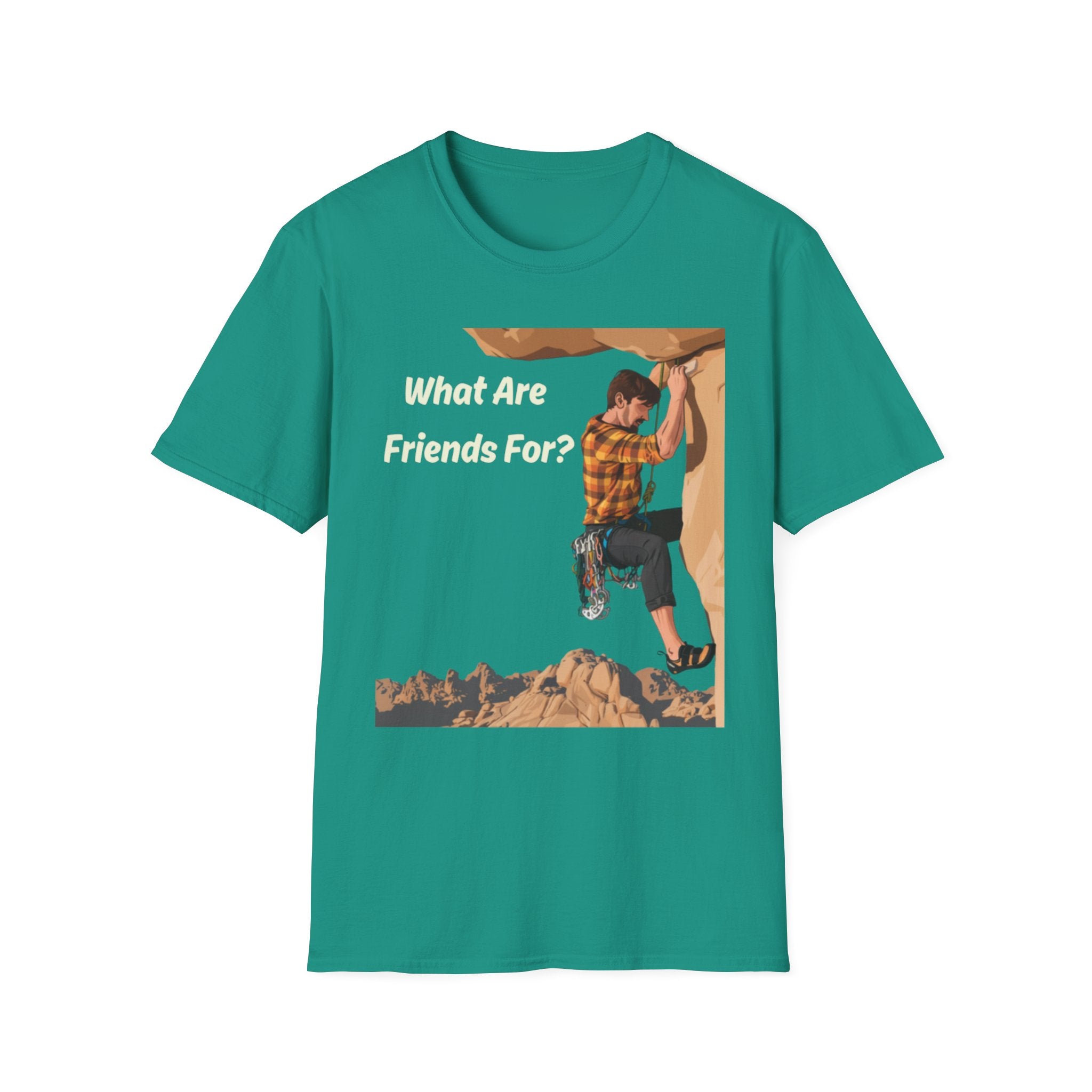 Climber on cliff T-Shirt