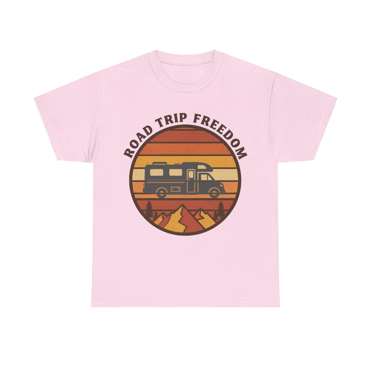 Road Trip Freedom – 70s Retro Adventure Tee