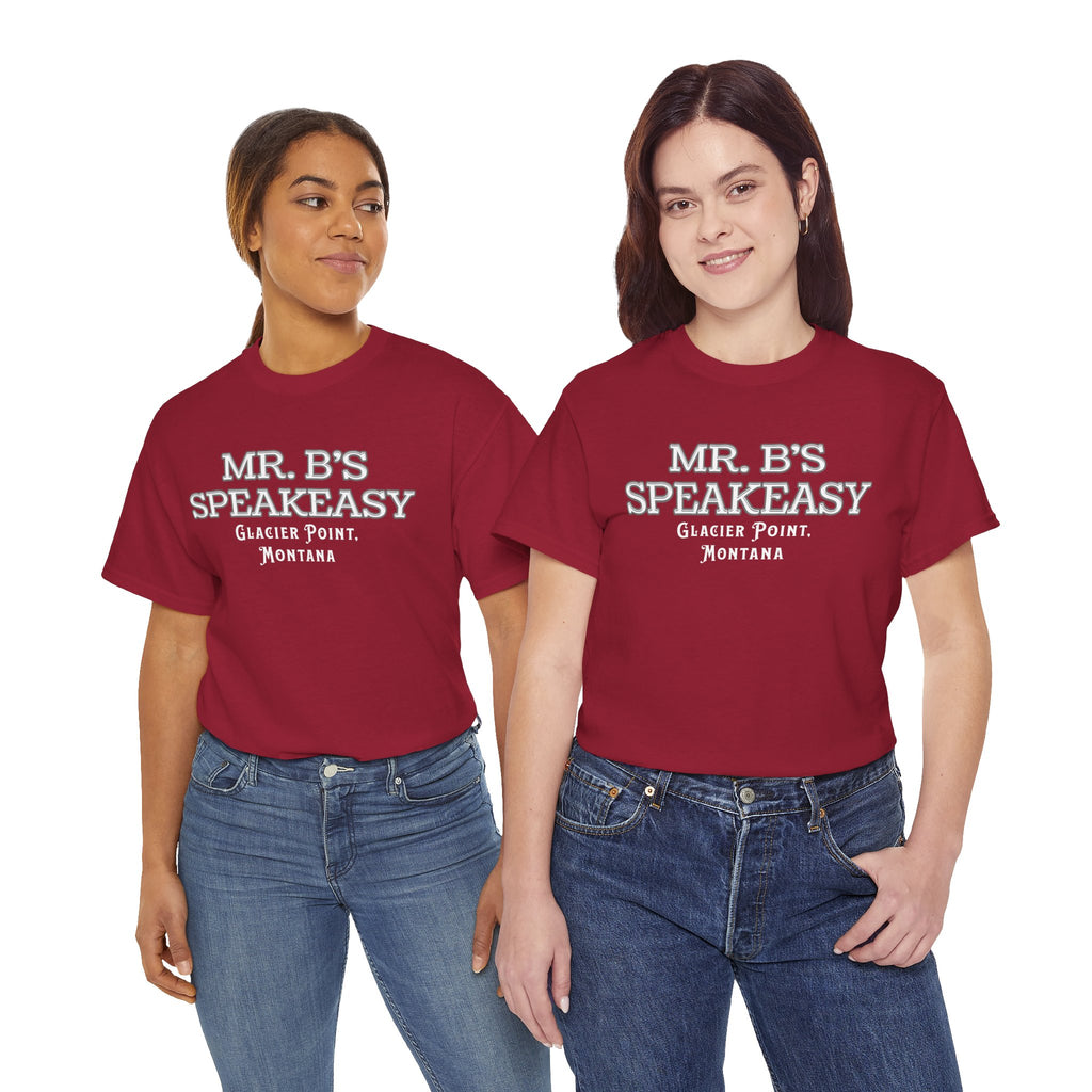 Mr. B’s Speakeasy Tee – Glacier Point, Montana