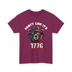 Party Like It's 1776 Patriotic Bear T-Shirt — 4th of July Summer Tee