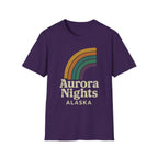 Aurora Nights Alaska T-Shirt – Retro Northern Lights Graphic Tee
