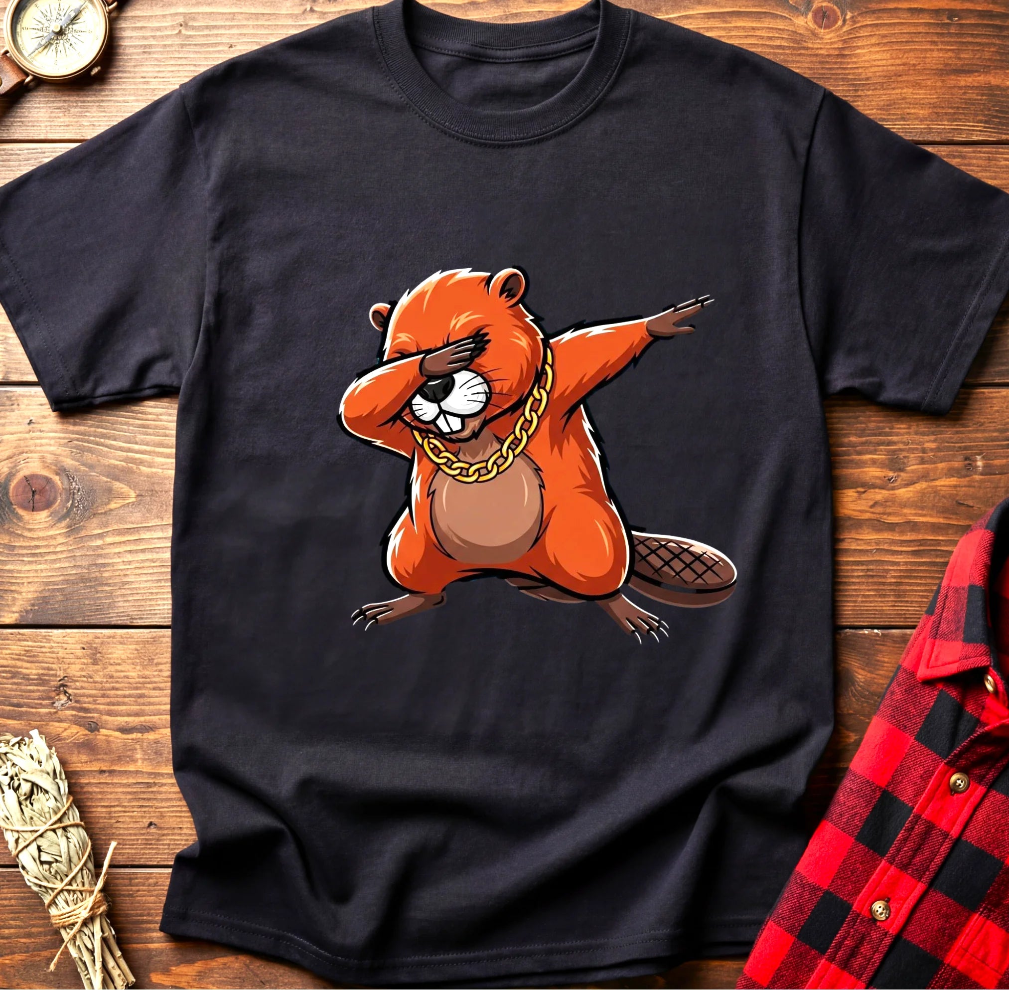 Dabbing Beaver Tee