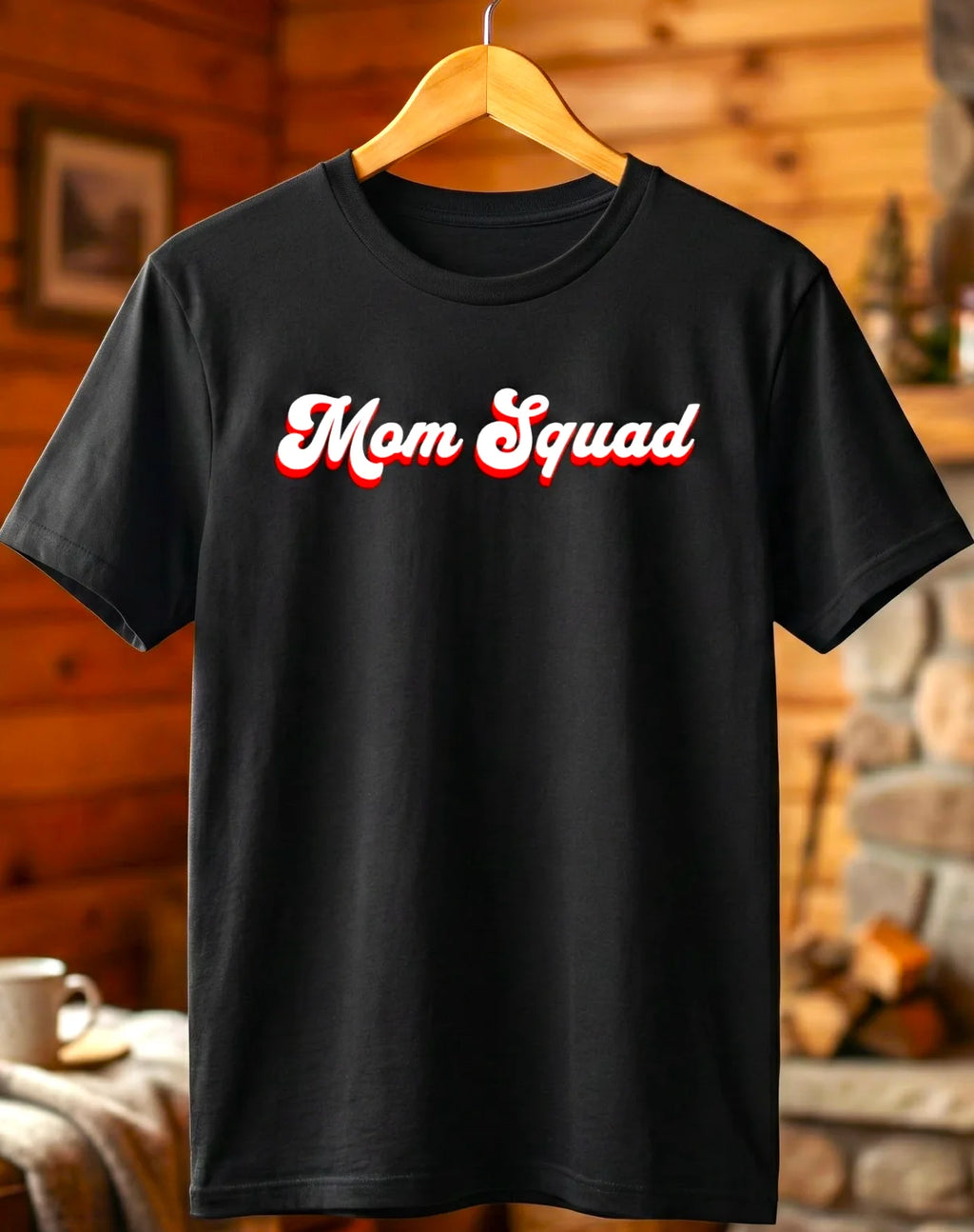 Mom Squad Retro Script T-Shirt