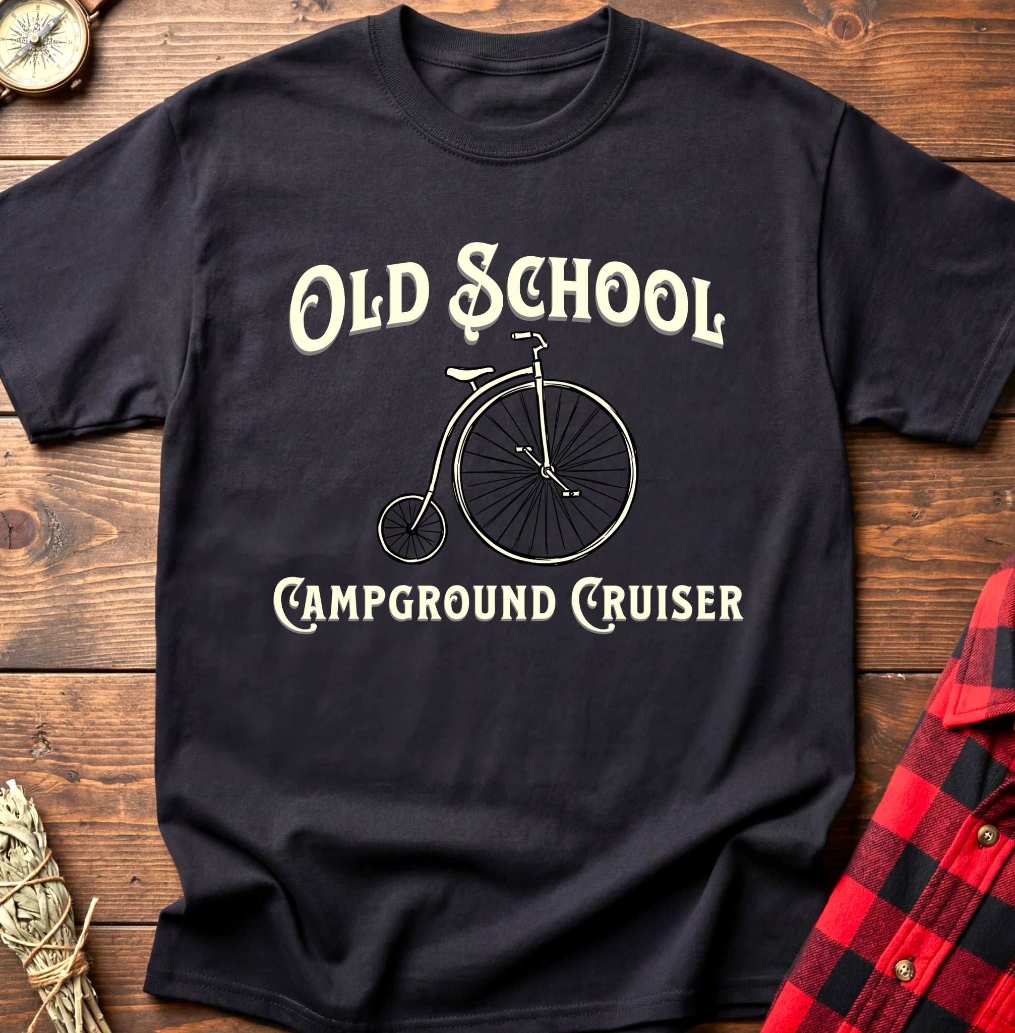 Old School Campground Cruiser Tee